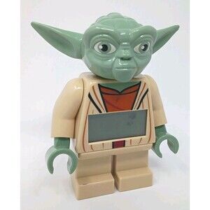 2010 LEGO Star Wars Yoda Mini Figure Digital Lighted Alarm Clock Jedi Master